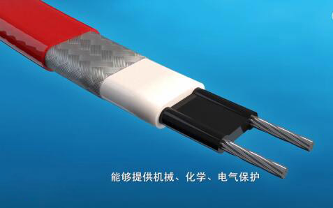 ZXW-12mm-J中温自限温电热带 管道防冻的高效铝箔包裹方案